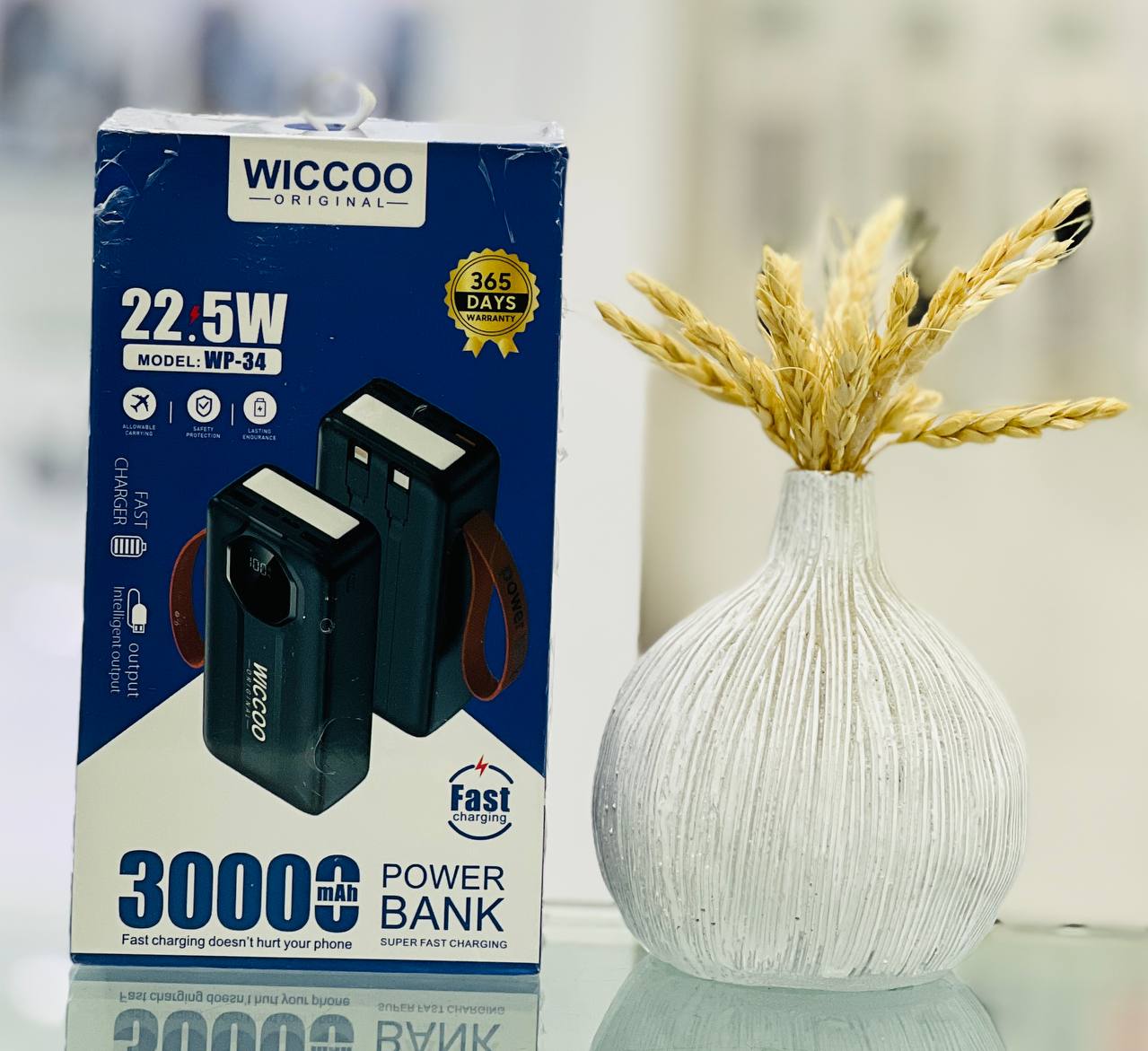 پاوربانک WICCOO WP-34 FAST 30000mah