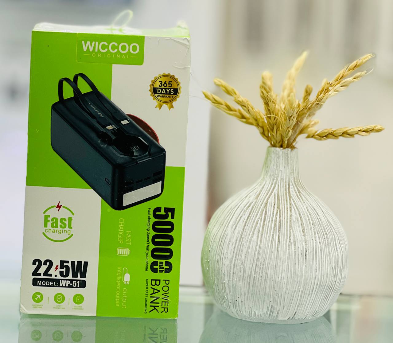 پاوربانک WICCOO WP-51 FAST 50000mah