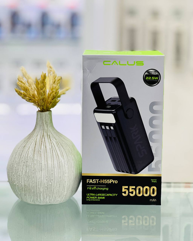 پاوربانک CALUS مدل FAST-H55Pro ظرفیت 55000 میلیآمپرساعت